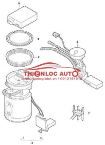 CỤM BƠM XĂNG VOLKSWAGEN NEW BEETLY