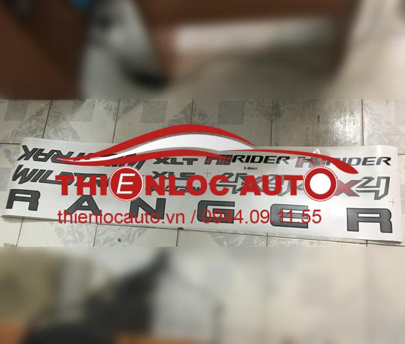TEM (DECAL) XE FORD RANGER