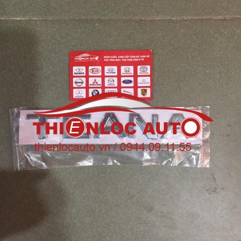 LÔ GÔ CHỮ NỔI NISSAN TEANA
