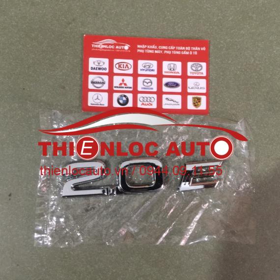 CHỮ NỔI TOYOTA CAMRY 2.0 E
